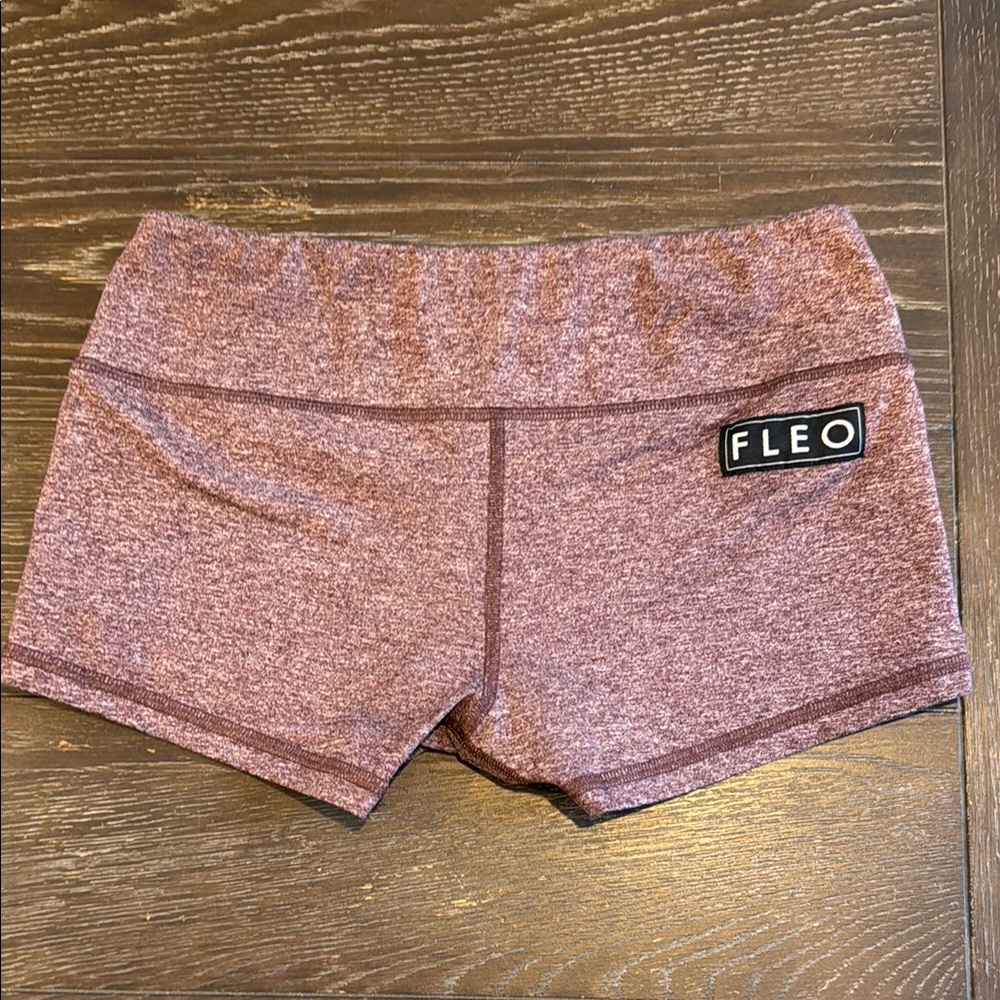 FLEO Women's Purple Athletic Shorts